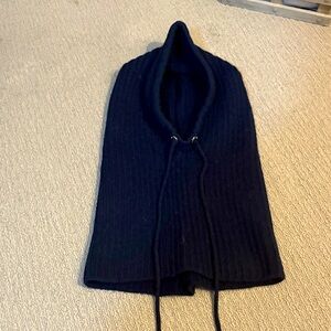 Micheal Kors hat with turtle neck attached.